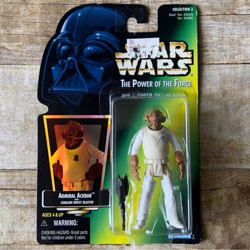 Star‎ Wars Power of the Force Admiral Ackbar Kenner Action Figure 1997 New 69686